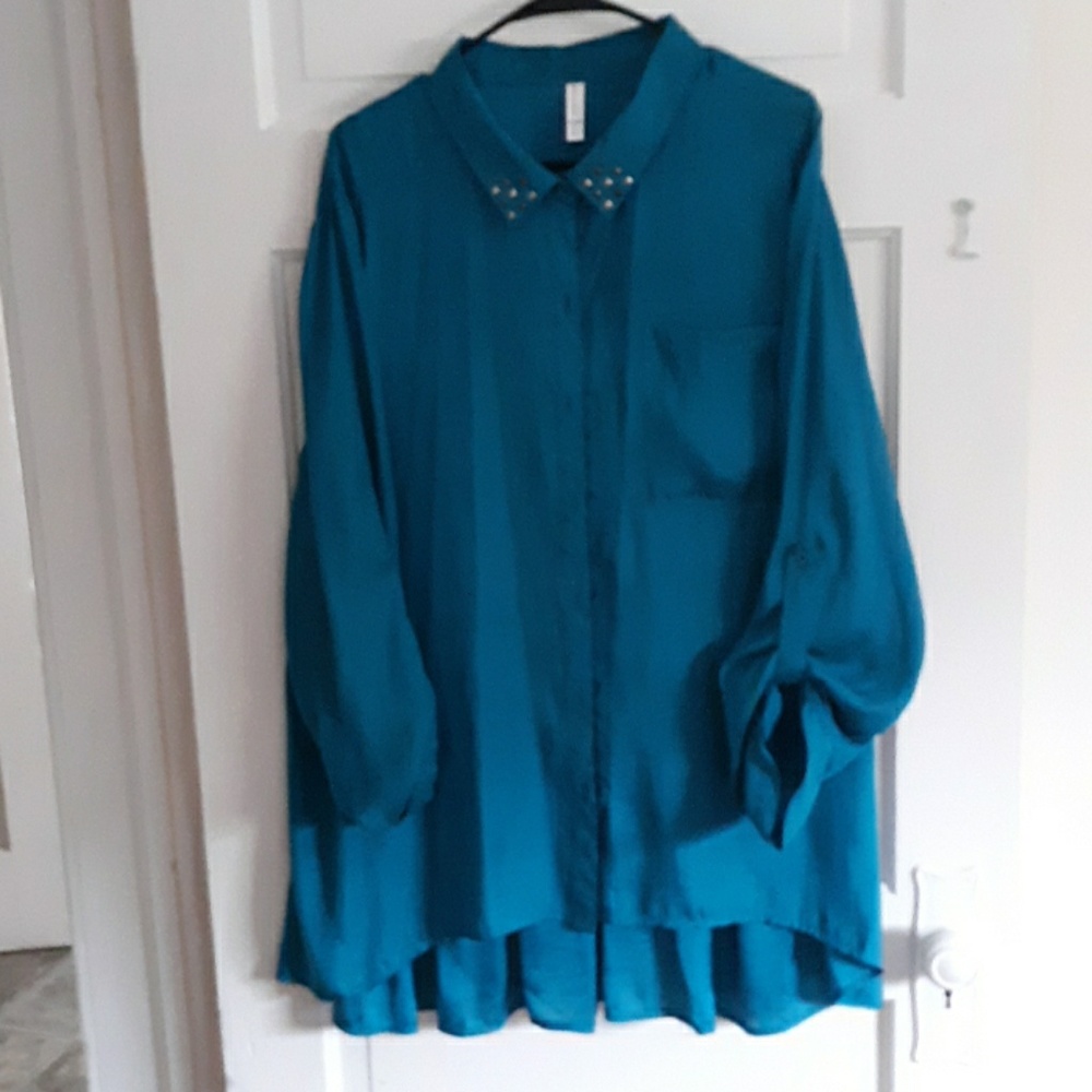 Real button up tunic